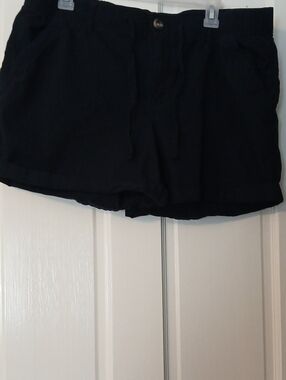 Sonoma Black High Waist Drawstring Shorts